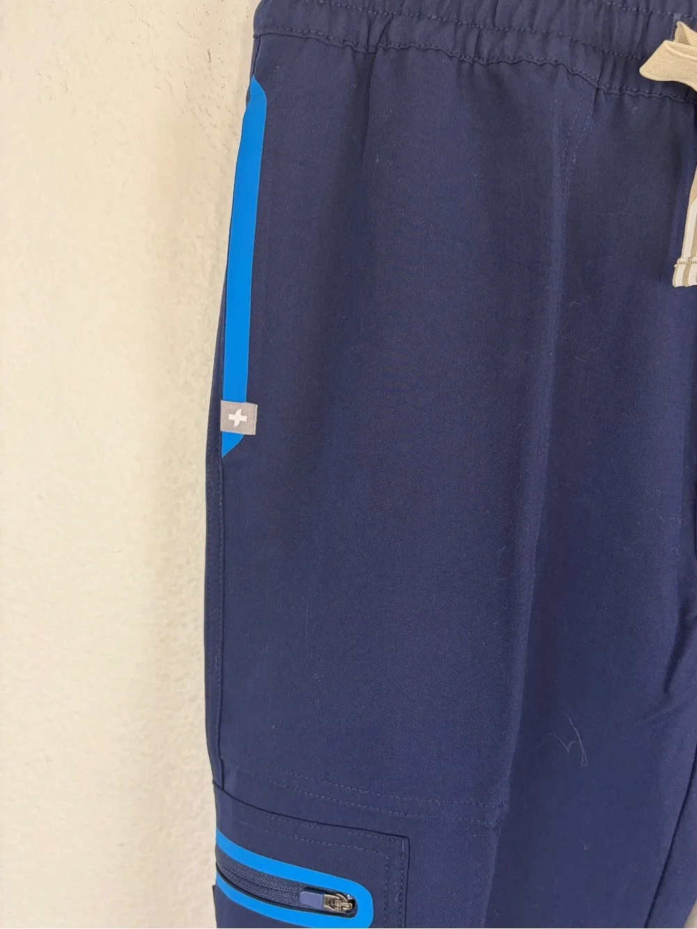Figs Performance Cairo Contrast Navy Scrub Bottom Men’s XS Pant NWT #M23SW2012